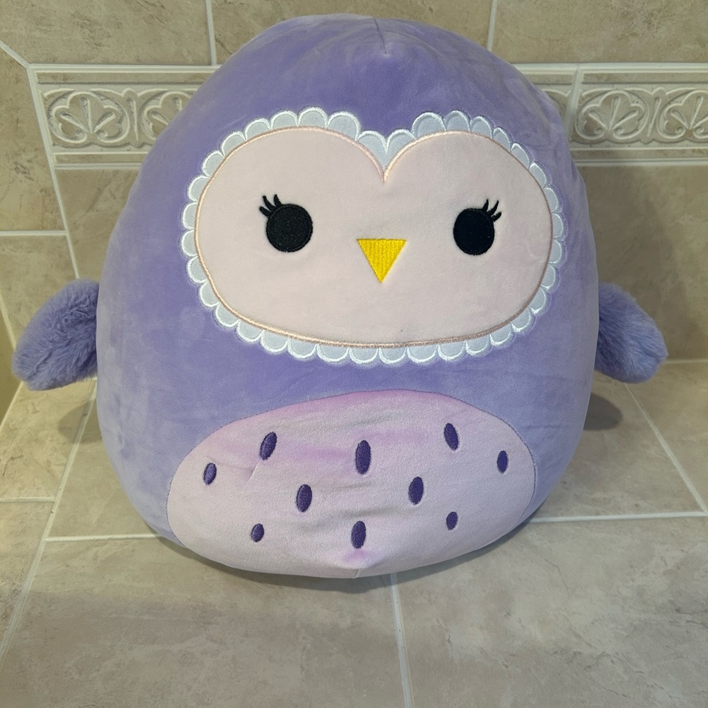 Squishmallow Purple Scarlito 14” Plush Owl Stuffed‎ Animal